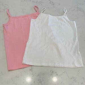 Hanna Andersson Pink and White Camisoles for Kids